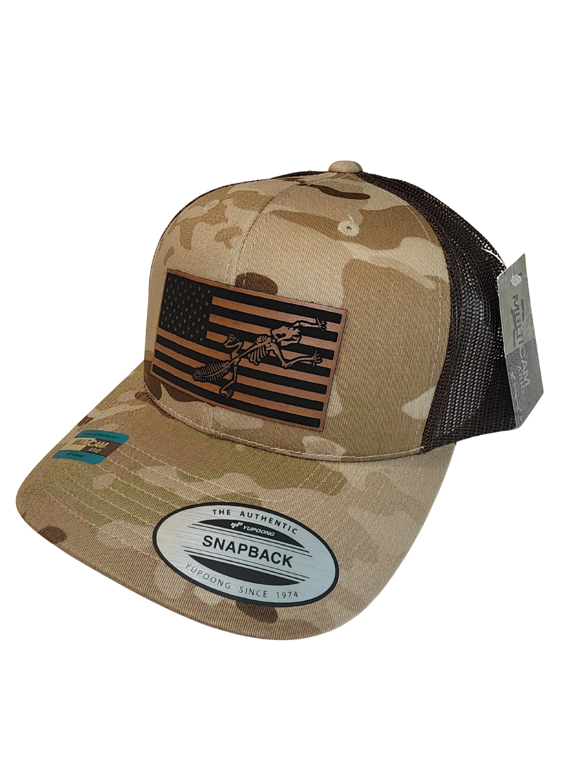 Bone Squirrel Flag Hat