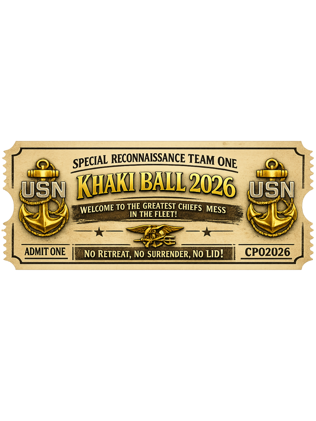SRT1 Khaki Ball Ticket (2026)