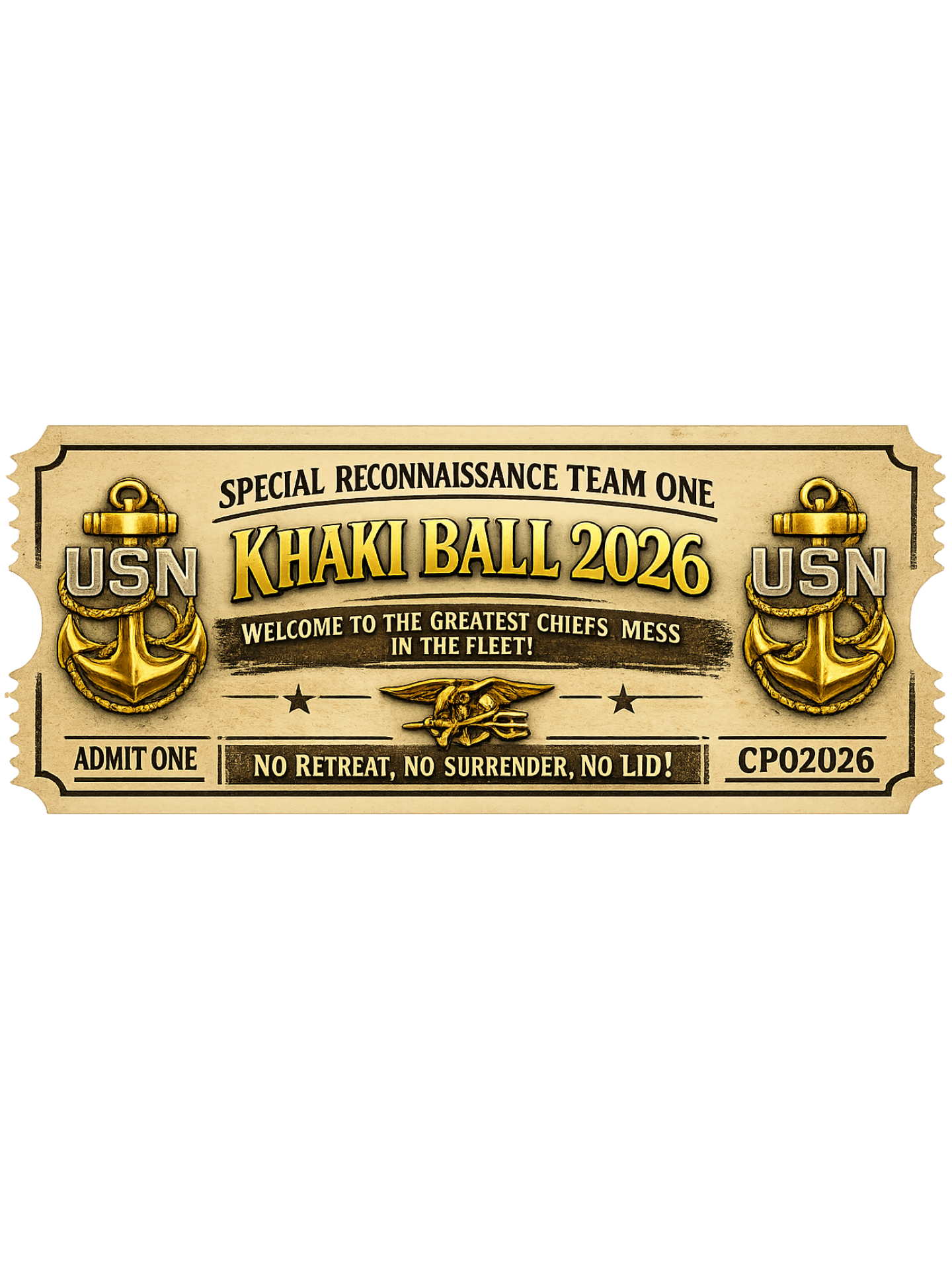 SRT1 Khaki Ball Ticket (2026)