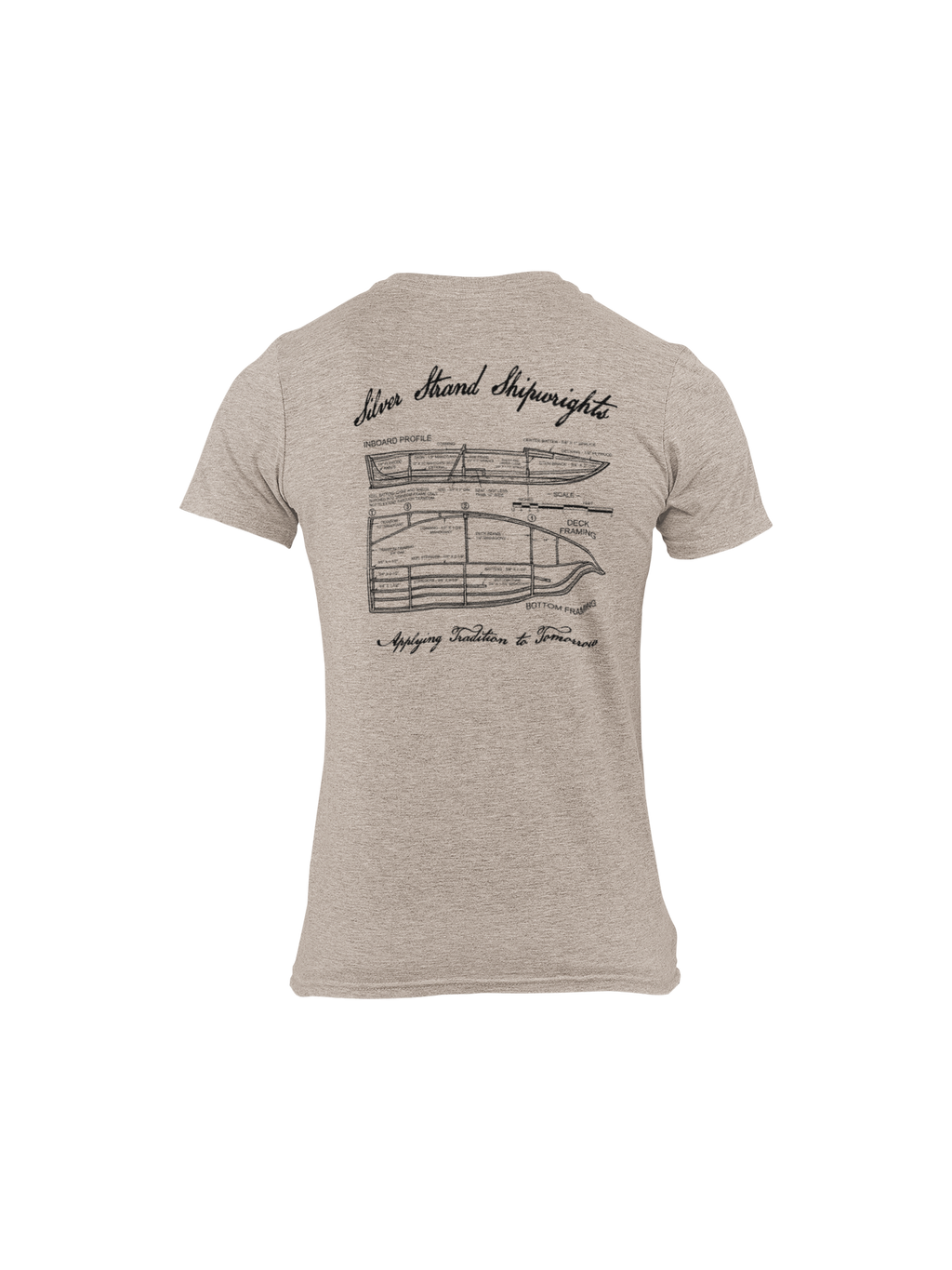 Silver Strand Shipwrights Blueprint Tee