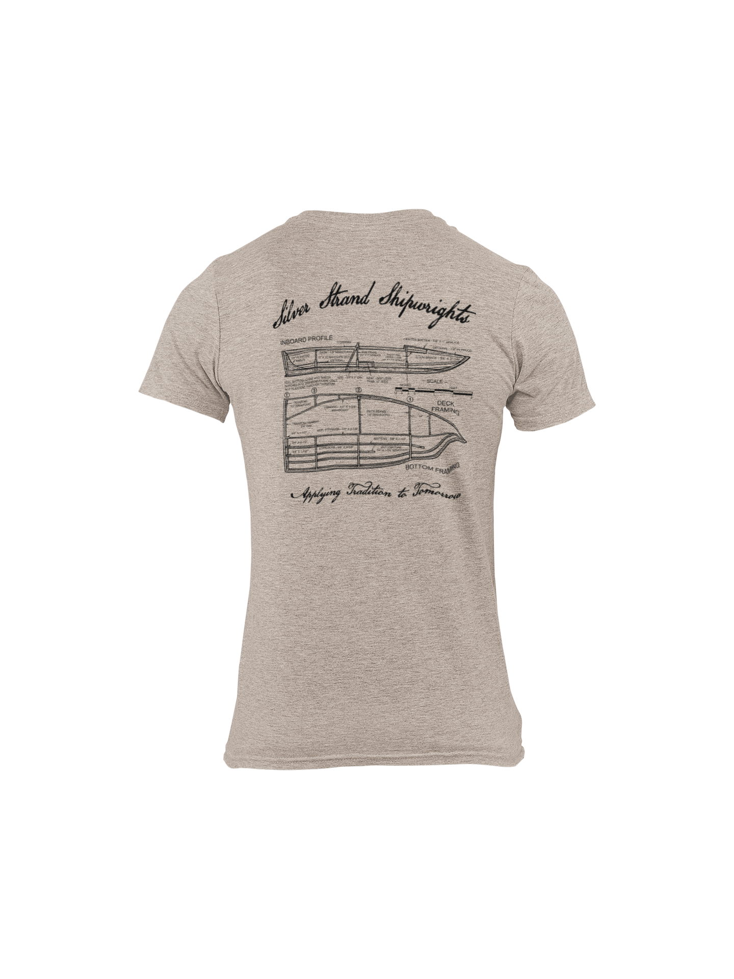 Silver Strand Shipwrights Blueprint Tee